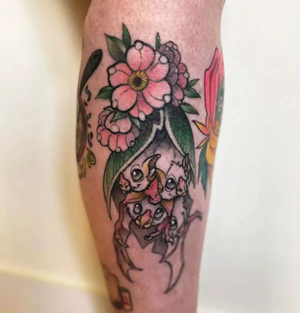 Bat tattoo 197