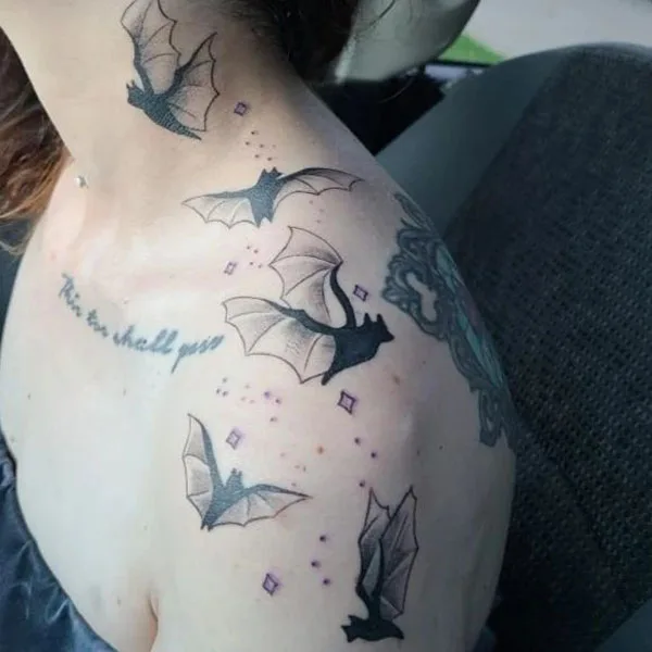 Bat tattoo 199