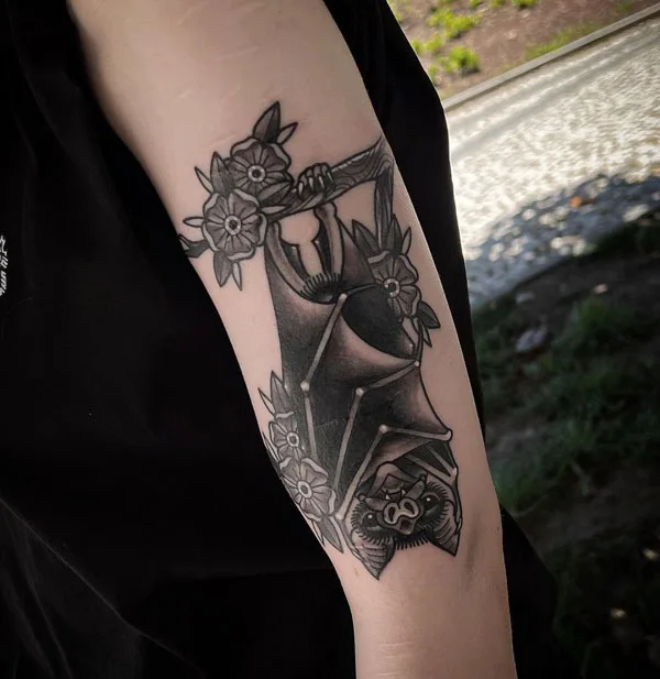 Bat tattoo 2
