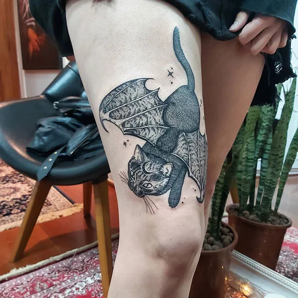 Bat tattoo 200