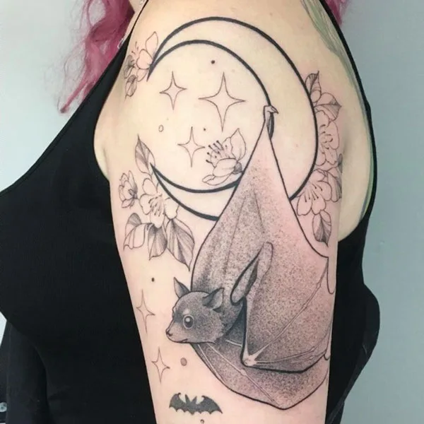 Bat tattoo 24