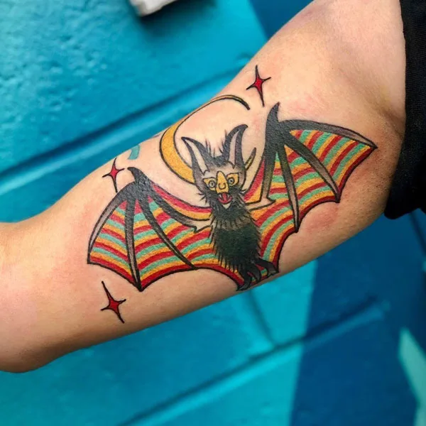 Bat tattoo 36