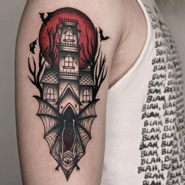 Bat tattoo 48