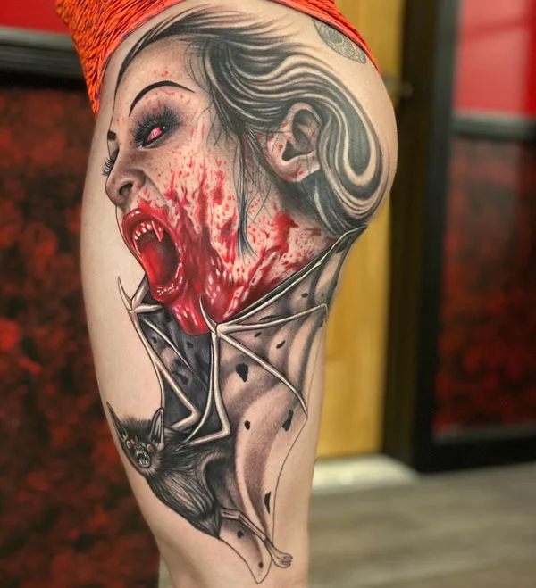 Bat tattoo 74