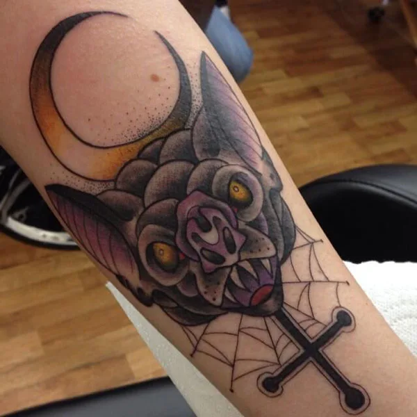 Bat tattoo 90