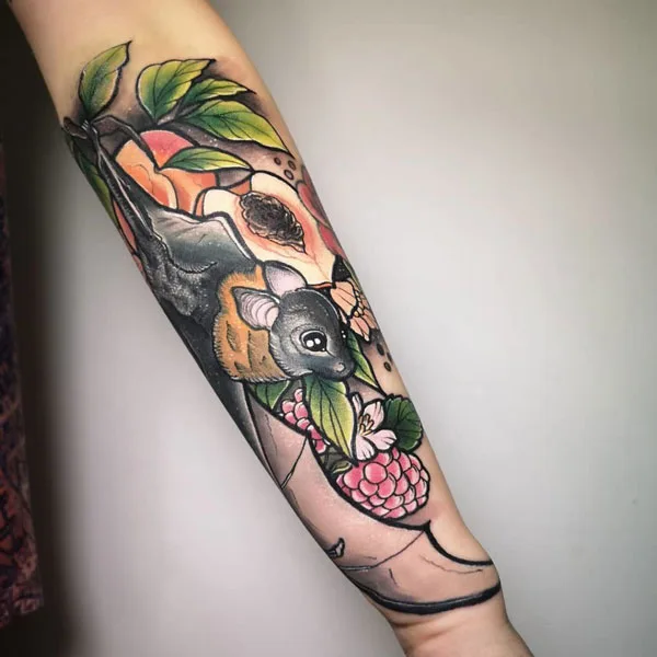 Bat tattoo 96