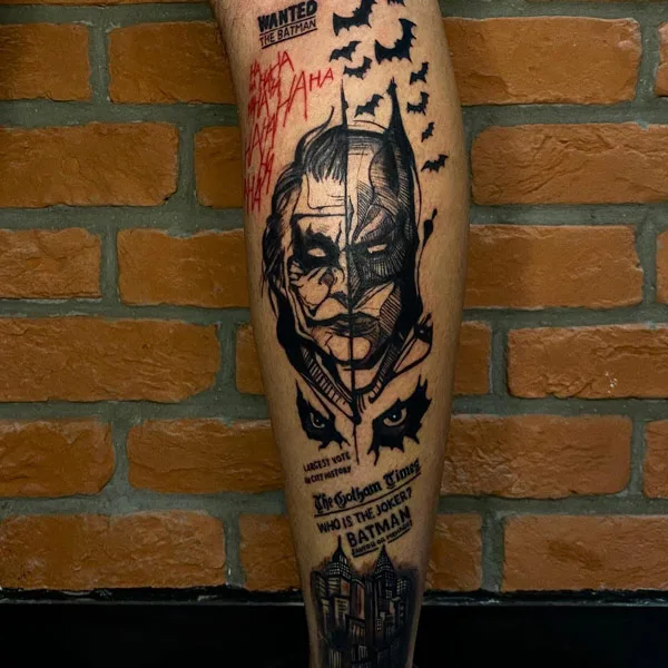 Batman Joker Tattoo 1