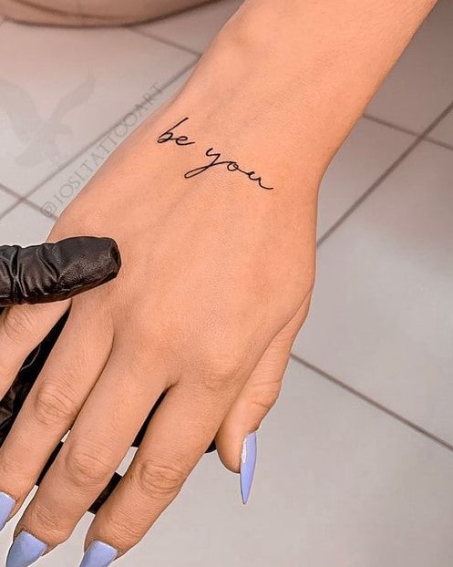Be You Tattoo for Girls & Women