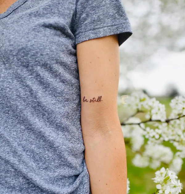 Be still tattoo 15