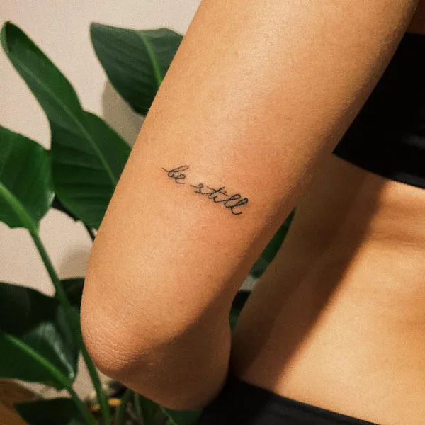 Be still tattoo 2