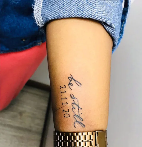 Be still tattoo 20