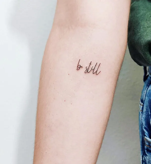 Be still tattoo 23