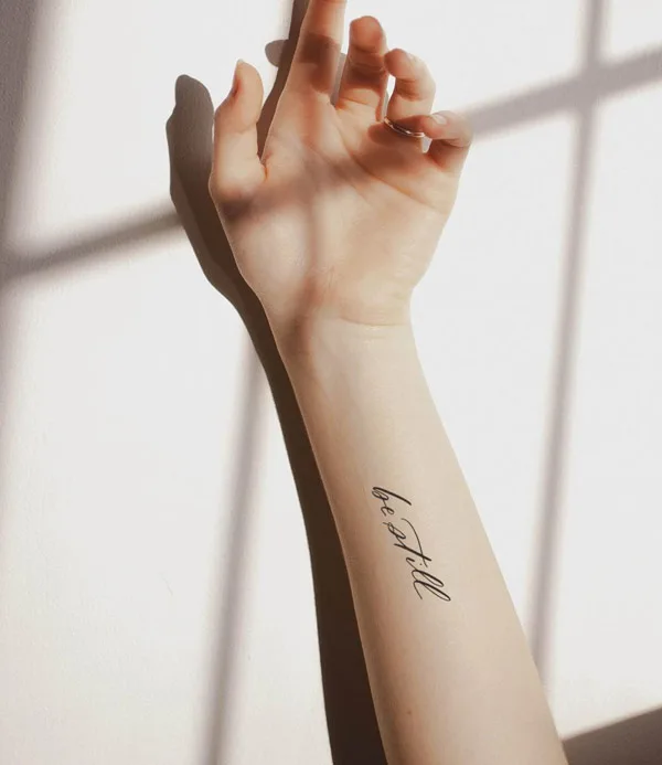Be still tattoo 25