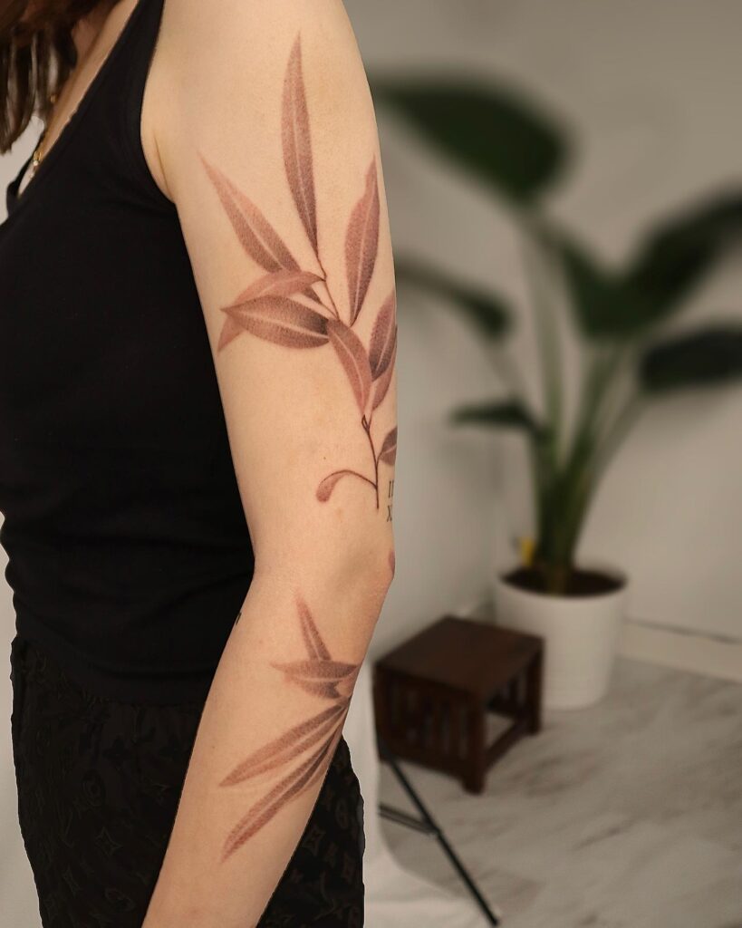 Beautiful Leaf Tattoo Sleeve Ideas Nature's Canvas