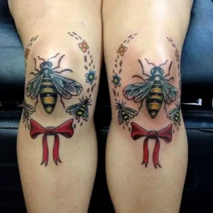 Bees knees tattoo 1