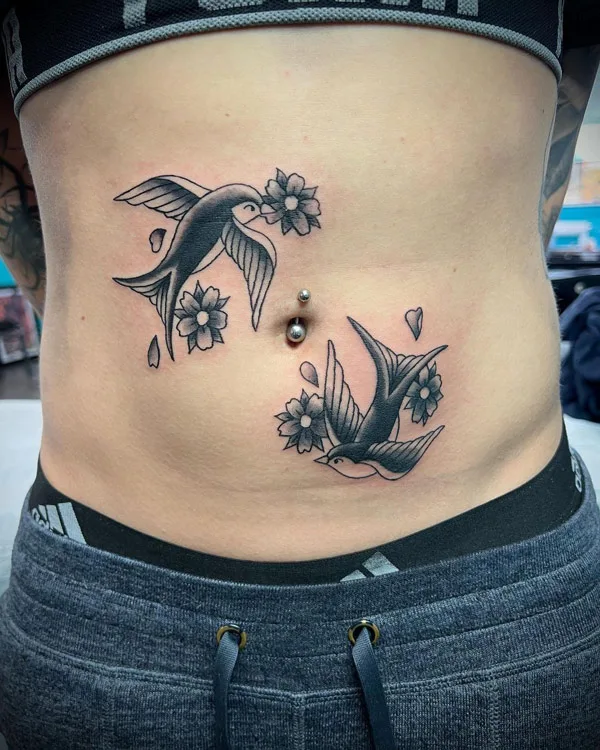 Belly button tattoo 51