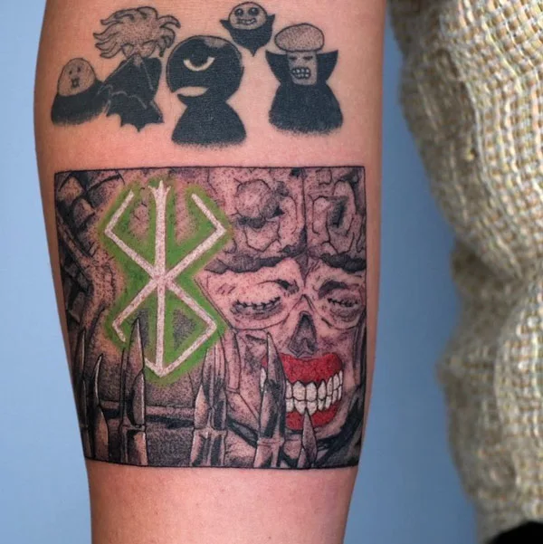 Berserk Anime Tattoo 1