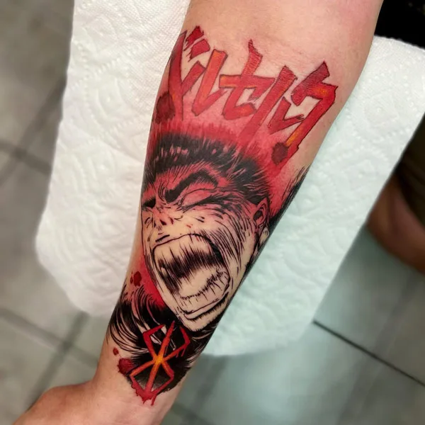 Berserk Guts Tattoo 2