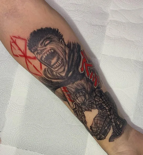 Berserk Guts Tattoo 3