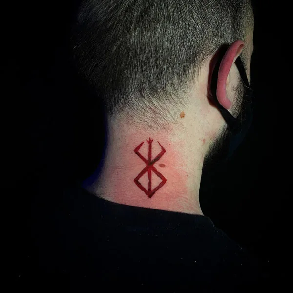 Berserk Neck Tattoo 2
