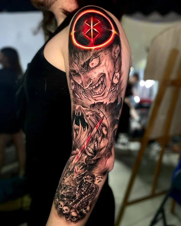 Berserk Tattoo Sleeve 1