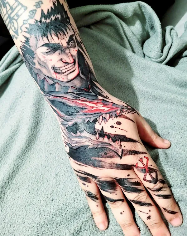 Berserk Tattoo on Hand
