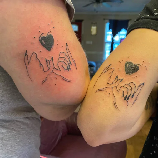 Best Friend Pinky Promise Tattoo 1