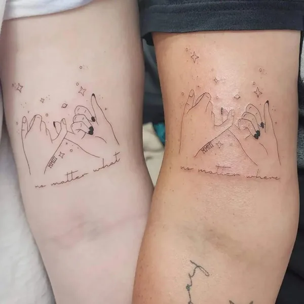 Best Friend Pinky Promise Tattoo 2