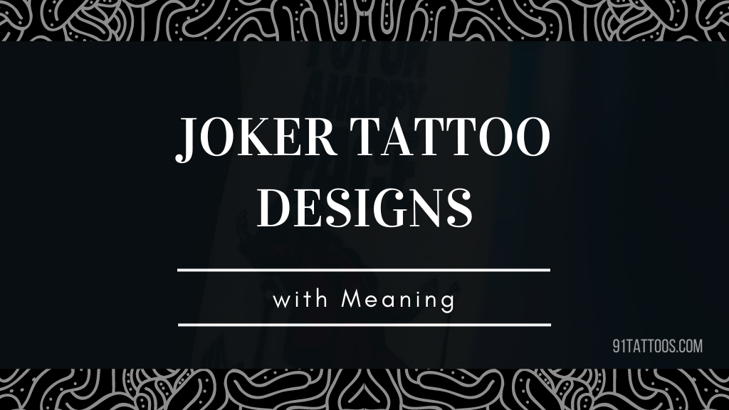 Best Joker Tattoo ideas Designs And Meanings