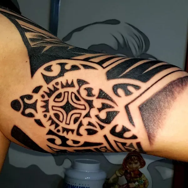 Bicep Tribal Tattoo 2