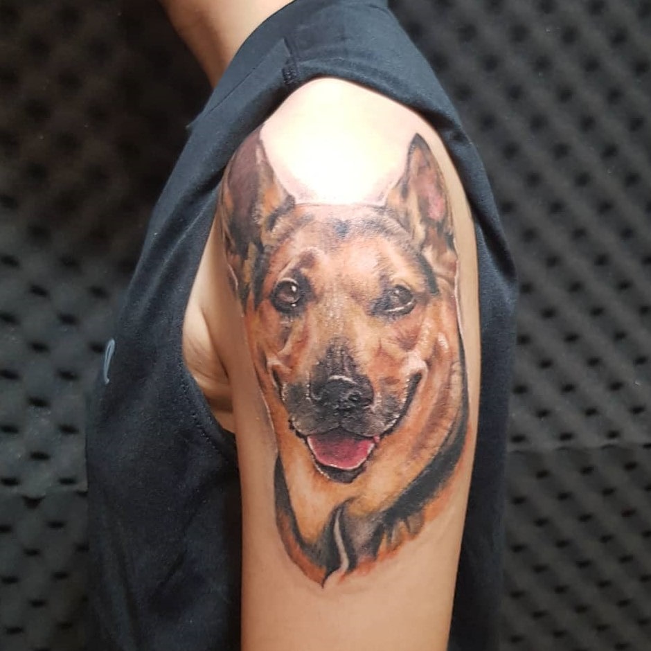 Biceps German Shepherd Tattoo Ideas with image Biceps German Shepherd Tattoo Ideas with image