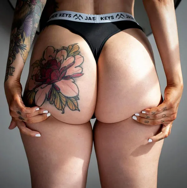 Big butt tattoo