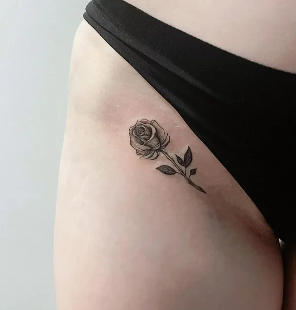 Bikini line tattoo 15