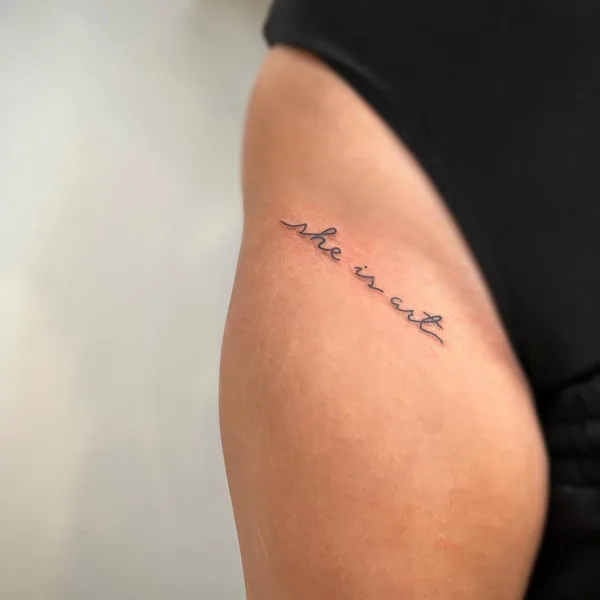 Bikini line tattoo 25