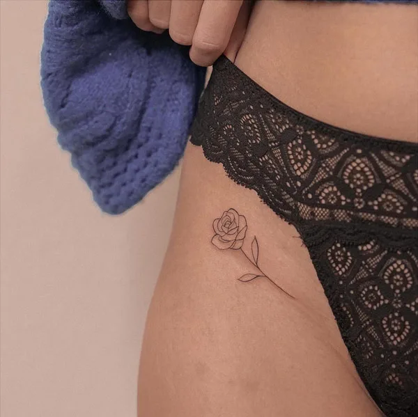 Bikini line tattoo 31