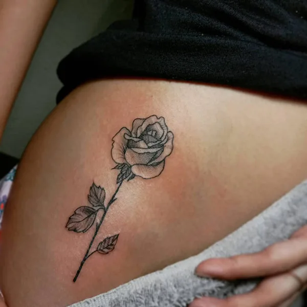 Bikini line tattoo 35