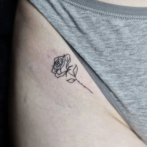 Bikini line tattoo 45
