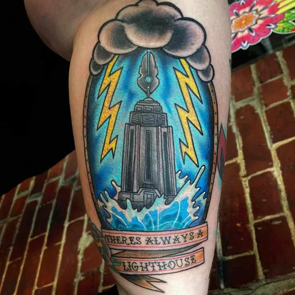 Bioshock Lighthouse Tattoo 1