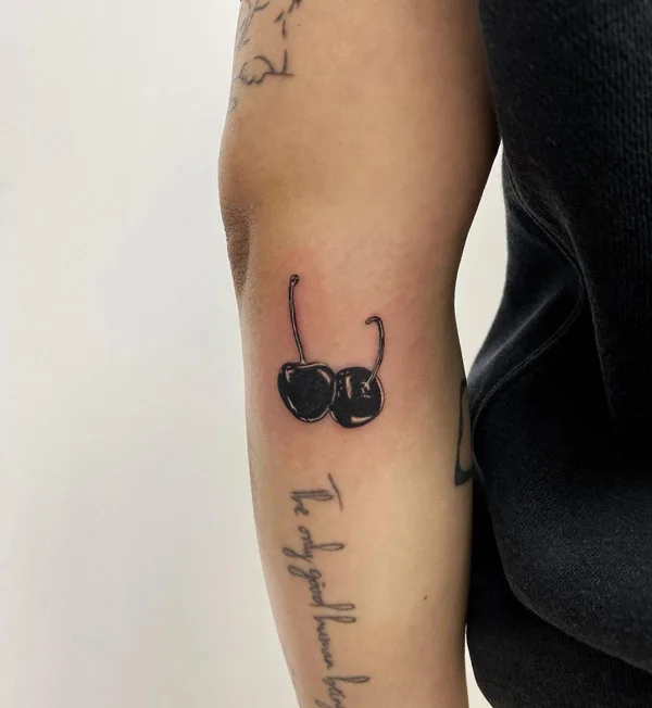Black Cherry Tattoo 1