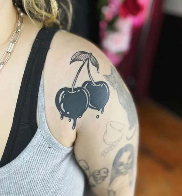 Black Cherry Tattoo 2