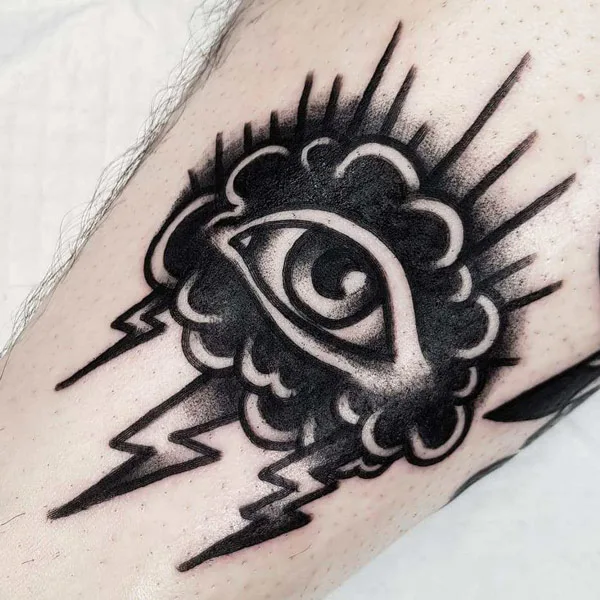 Black Cloud Tattoo 1