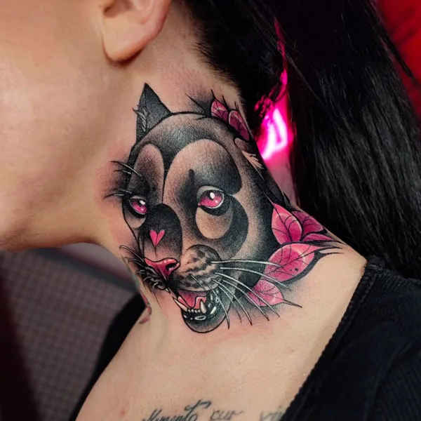 Black panther tattoo 10