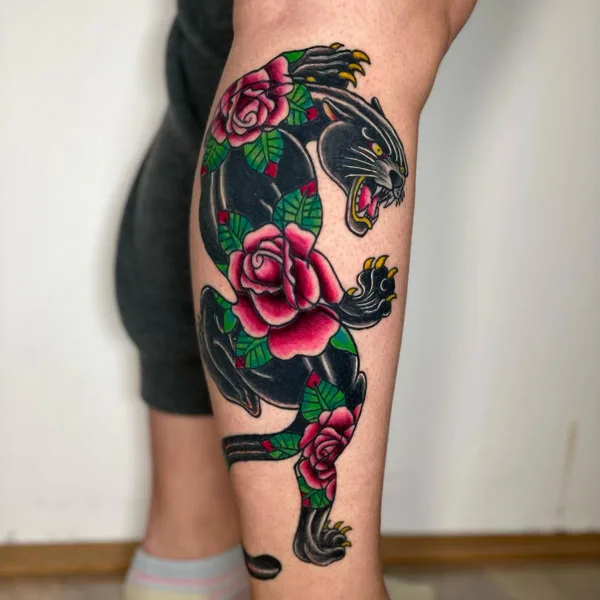 Black panther tattoo 103