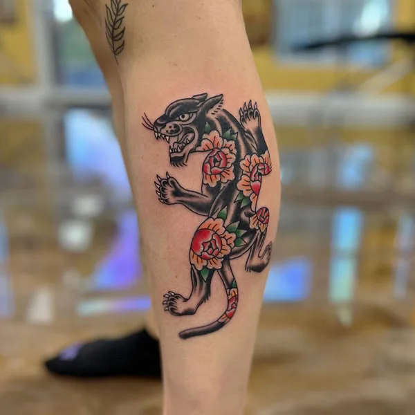 Black panther tattoo 105