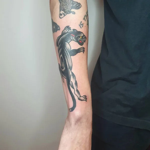 Black panther tattoo 106