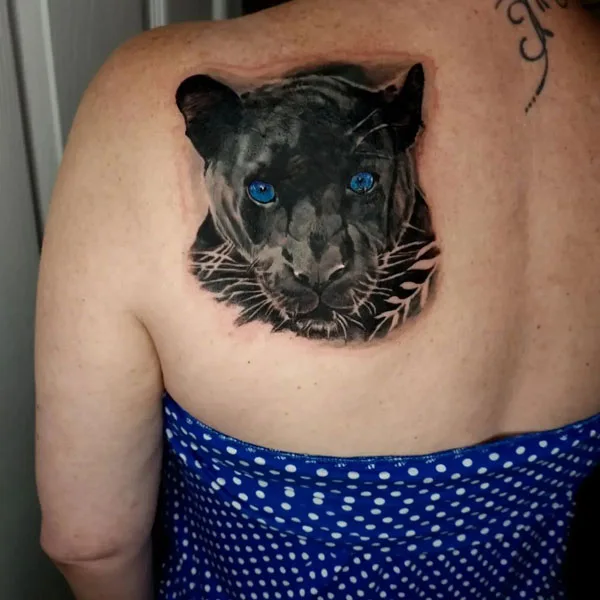 Black panther tattoo 11