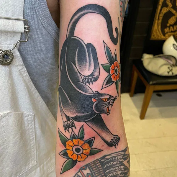 Black panther tattoo 110