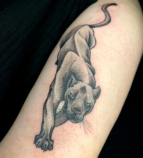 Black panther tattoo 15