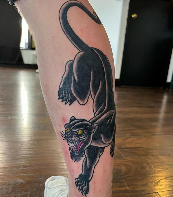 Black panther tattoo 16