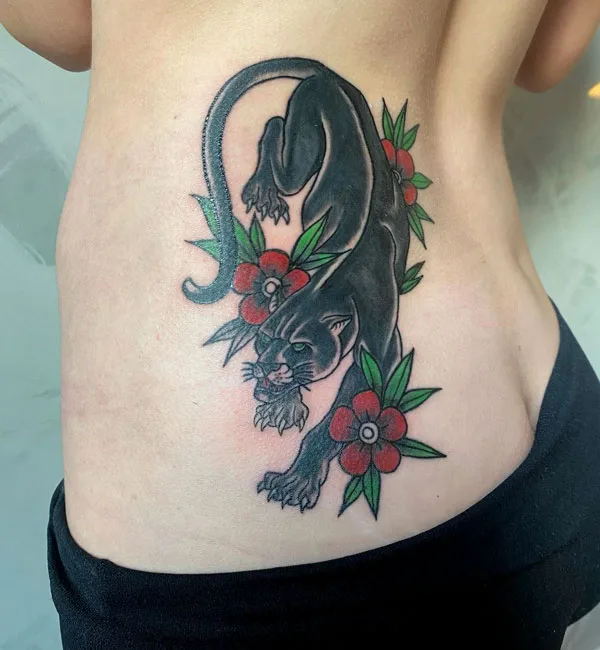Black panther tattoo 17